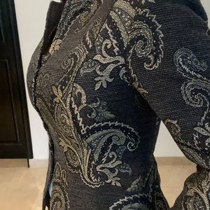Paísley design boucle jacket